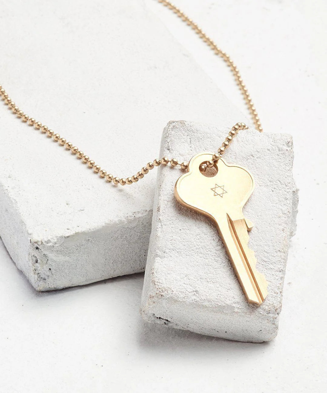 Symbol Classic Ball Chain Key Necklace