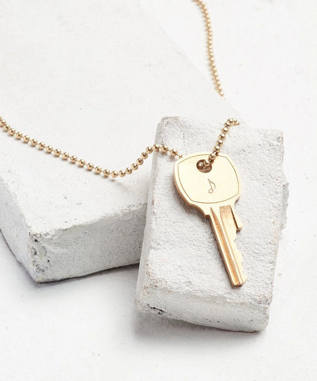 Symbol Classic Ball Chain Key Necklace