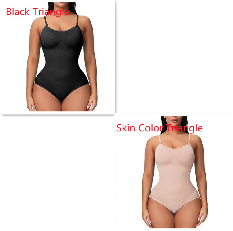 Women'S Suspender Jumpsuit Fashion Casual Seamless Slim Body-Shaping Corsets Bodysuit