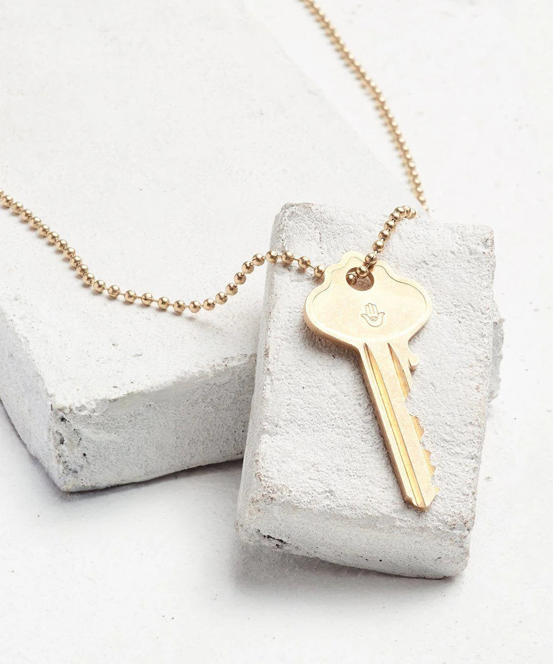 Symbol Classic Ball Chain Key Necklace