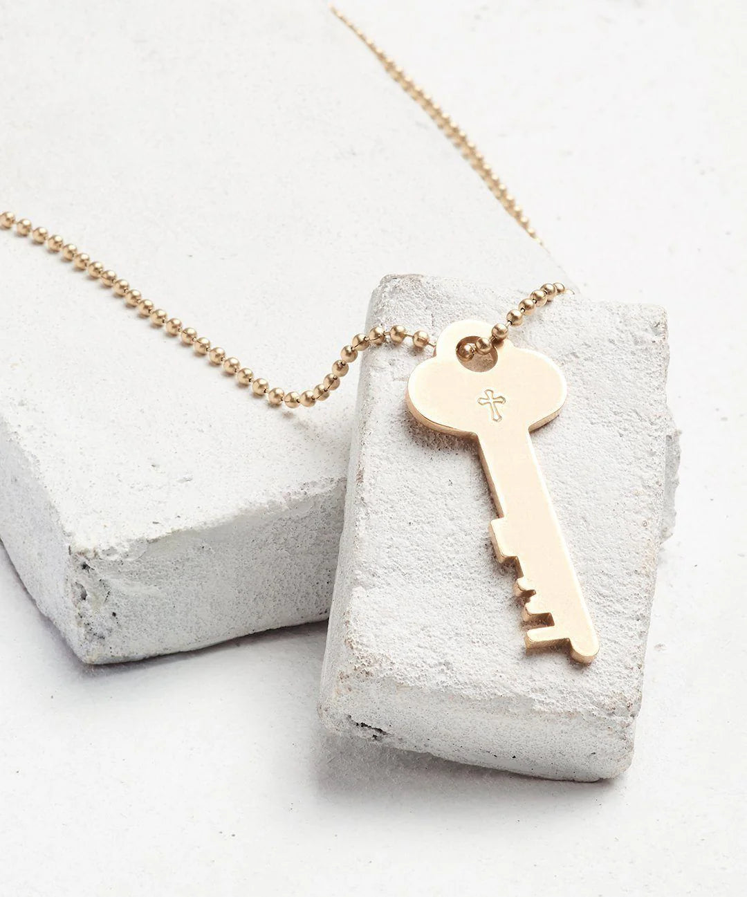 Symbol Classic Ball Chain Key Necklace