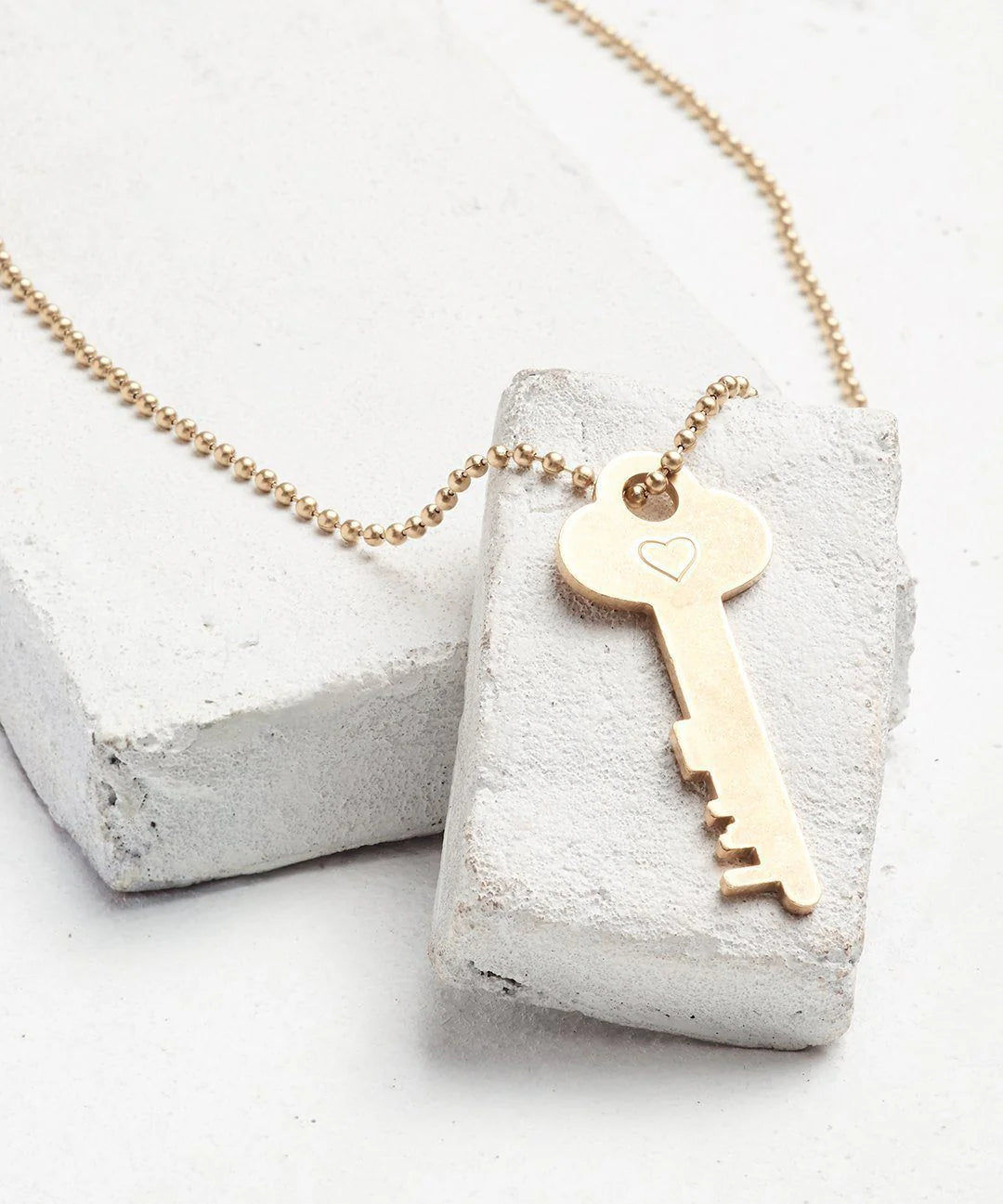 Symbol Classic Ball Chain Key Necklace