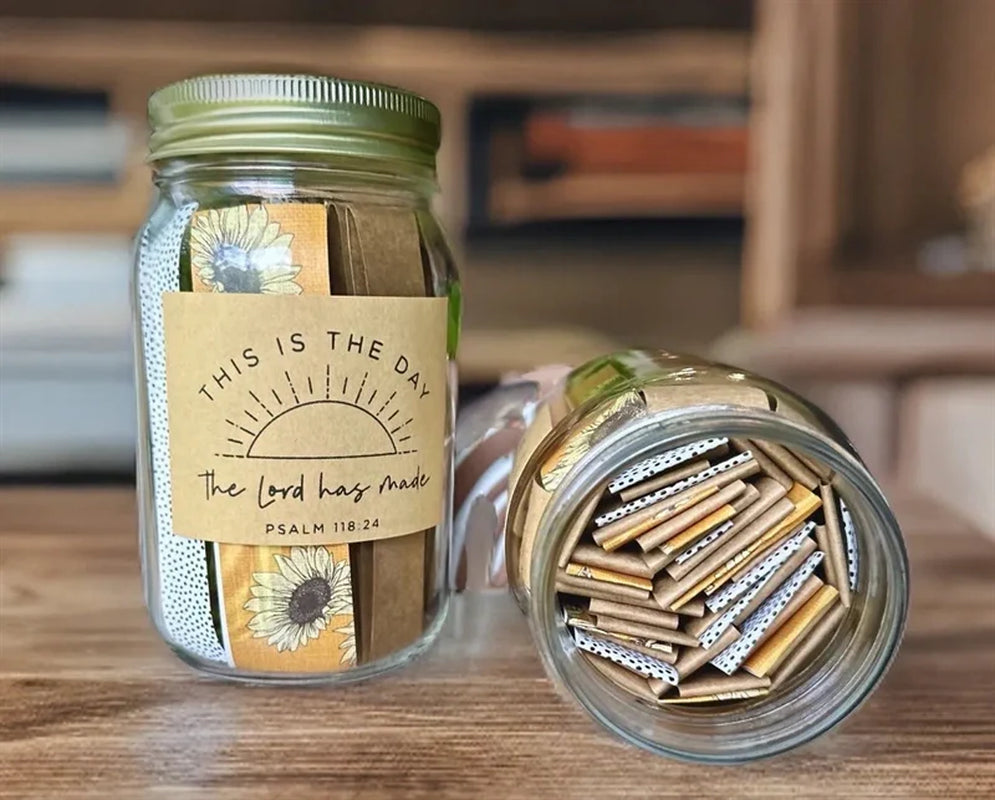 Handmade Bible Verses Jar 67 Color-Coded Bible Verse Jar Crafts about Emotions and Feelings Display a Godlygift of Christ