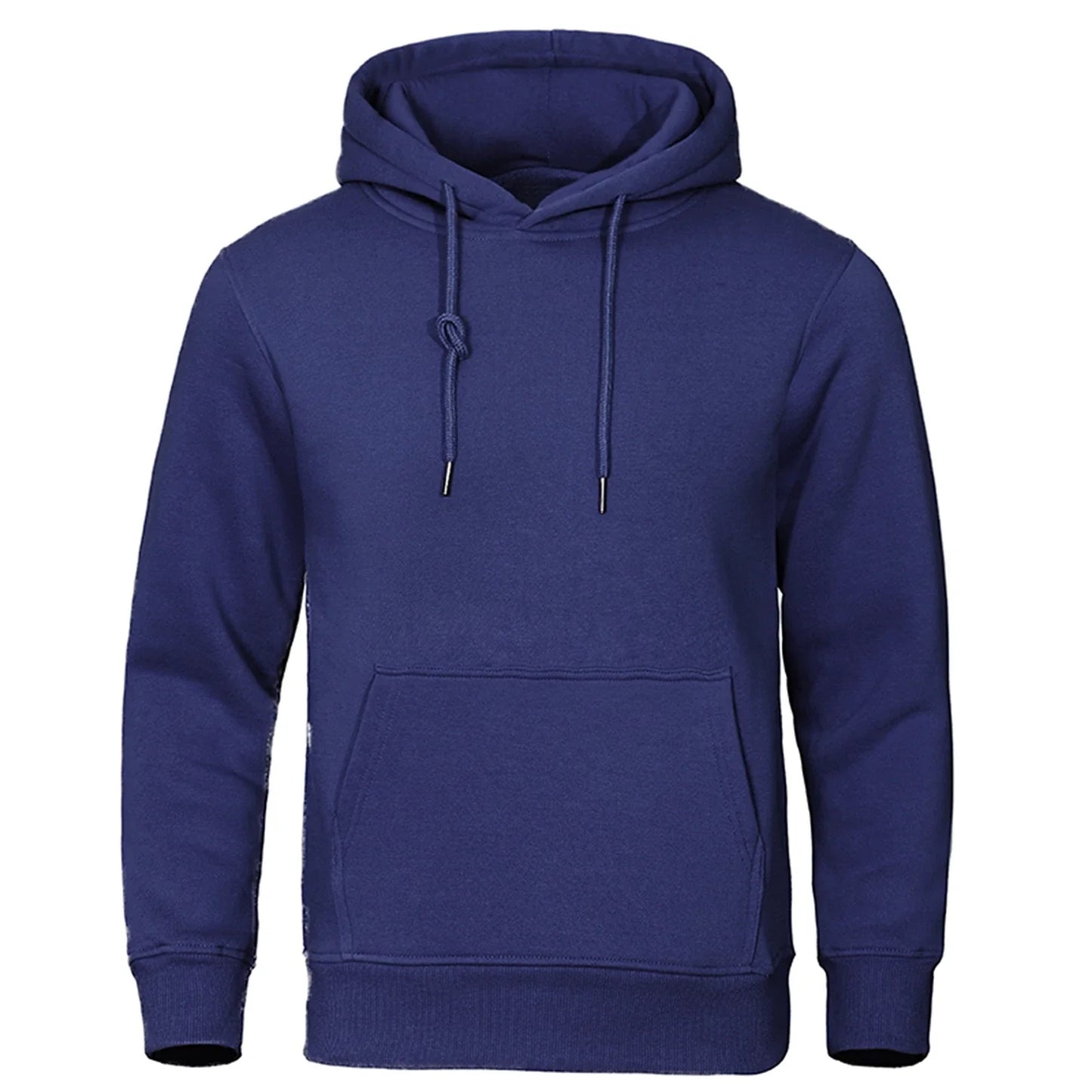 Solid Color Men Hoodies Fleece Warm Mens Sweatshirt Fashion Streetwear Casual Men'S Loose Breathable Pullovers Brand Hoody