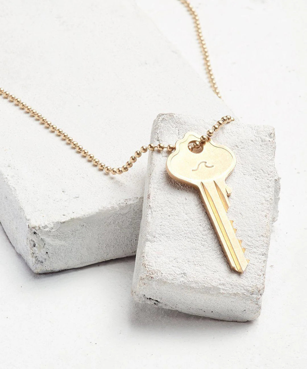 Symbol Classic Ball Chain Key Necklace