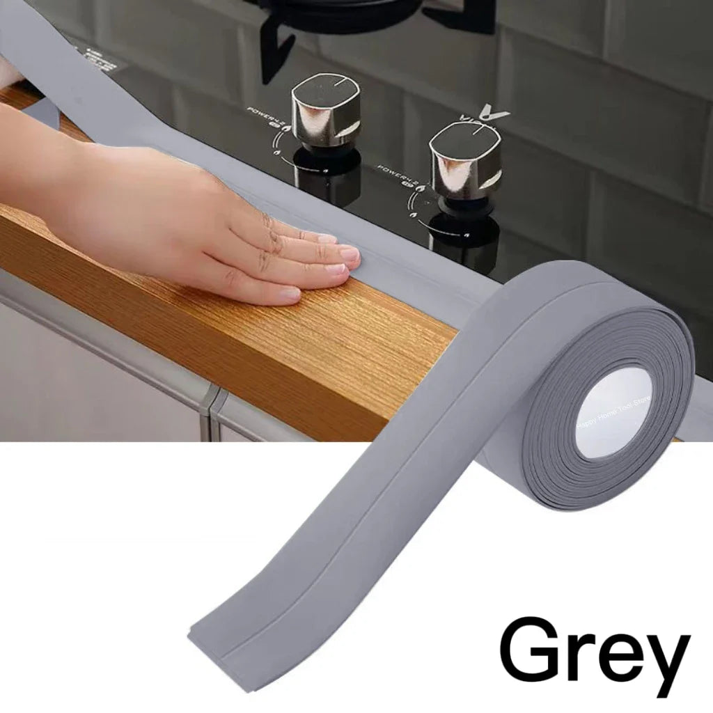 100/200/320Cm Bathroom Kitchen Self Adhesive Sealing Tape Shower Sink Bath Caulk Strip Waterproof Wall Sticker Sink Edge Tapes