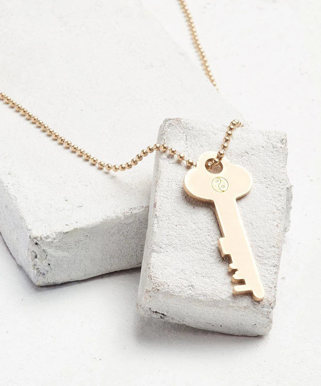 Symbol Classic Ball Chain Key Necklace