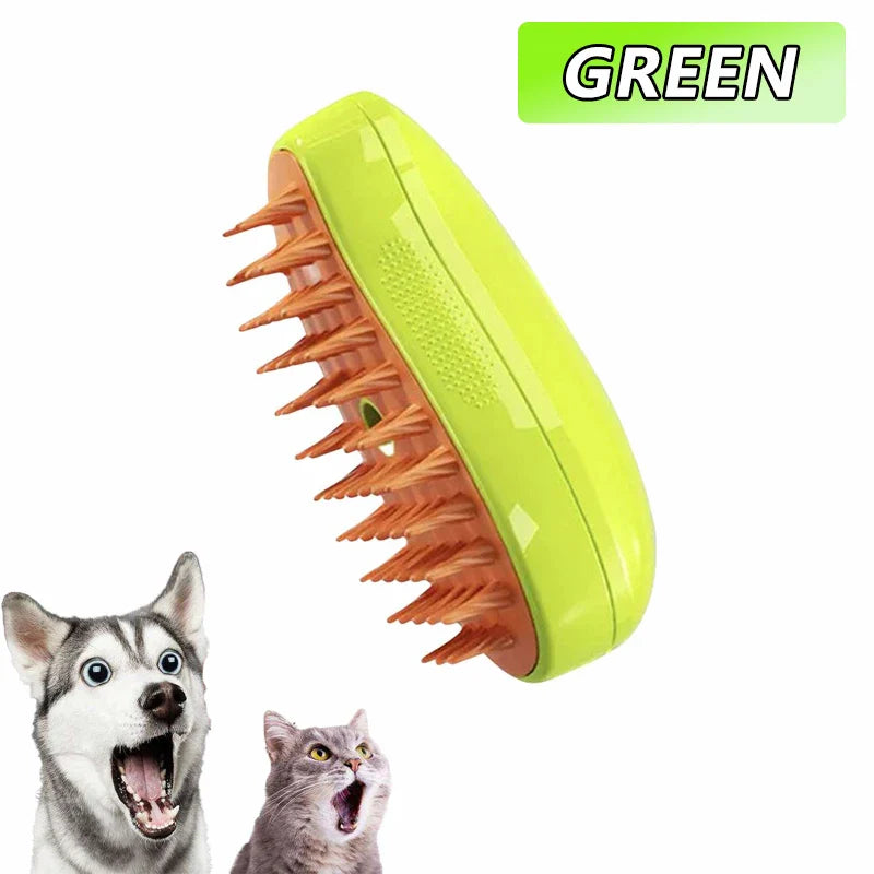 Cat Steam Brush Steamy Dog Brush 3 in 1 Electric Spray Cat Hair Brushes for Massage Pet Grooming Comb Hair Removal Combs