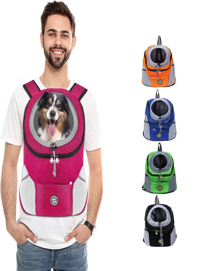 Pet Dog Carrier Bag Carrier for Dogs Backpack Portable Travel Breathable Dog Bag Outdoor Dog Carrier Bag Pet Carrying Supplies