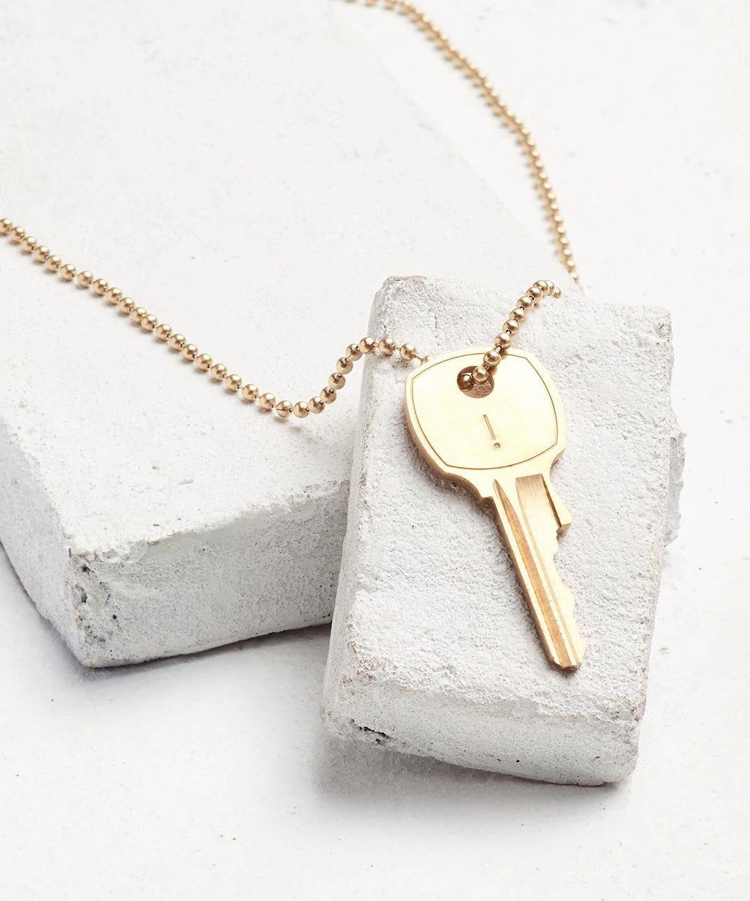 Symbol Classic Ball Chain Key Necklace