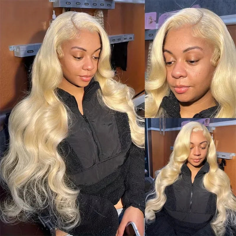 Amber Rose Luxury Platinum Blonde Wig – Sleek, Natural Look