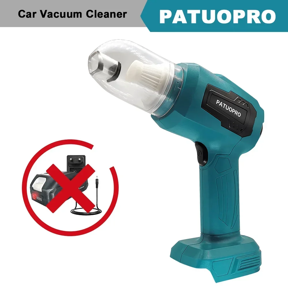 2-in-1 Handheld Vacuum Cleaner 100ML Mini Cordless Dust Collector Car Home Sofa Cleaning Power Tools For Makita 18V Battery