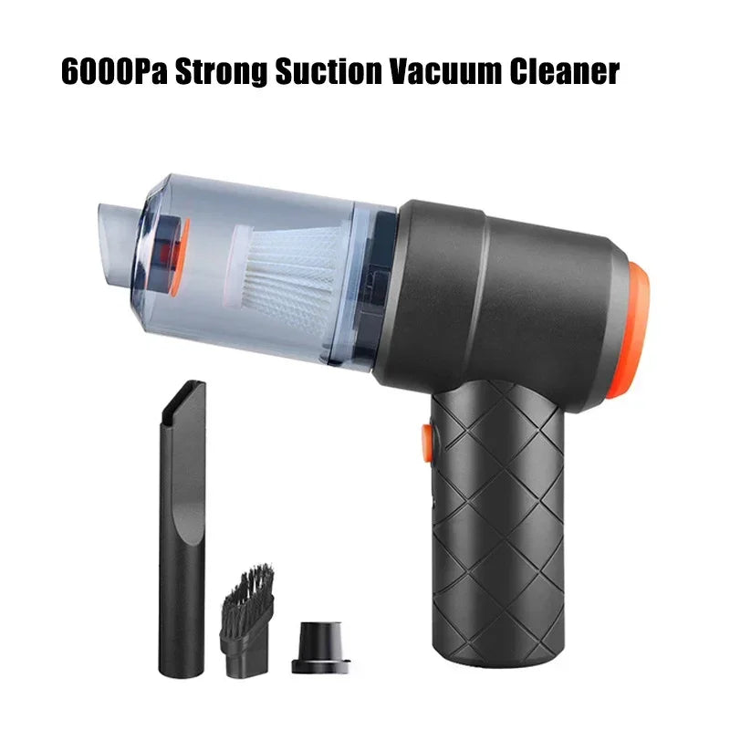 Wireless Car Vacuum Cleaner Strong Cordless Cleaner Suction Handheld Auto Vacuum Home Car Dual Use Mini Vacuum Cleaner Appliance