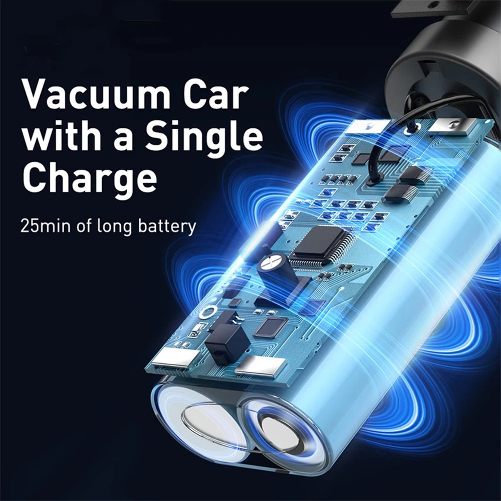 4000Pa Car Vacuum Cleaner A0 Pro Wireless Vacuum for Automotive Home PC Cleaning Mini Portable Handheld Auto Vacuum Cleaner