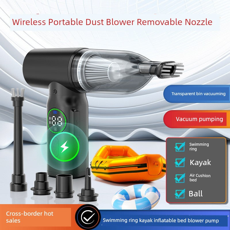 Wireless Car Cleaner Strong Suction Car Steam Suitable for Xiaomi Car Official Flagship Store Dust Blowing Dual-Use