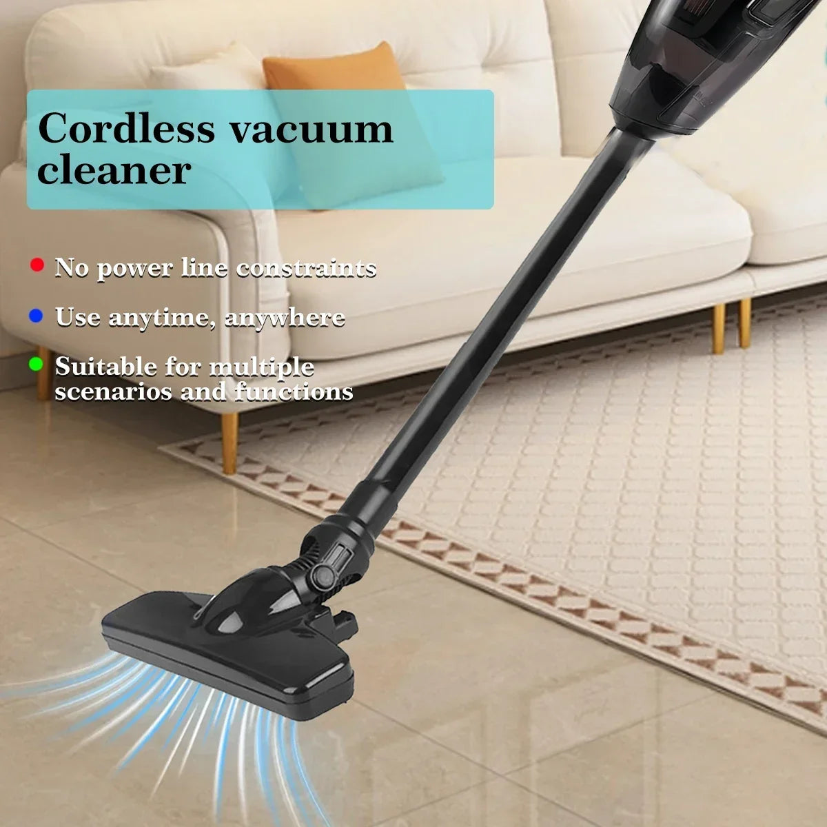 Cordless Handheld Vacuum Cleaner Portable for Hard Floor Carpet Car Pet Hair Cleaning For Makita/WOBERICH 18V Battery