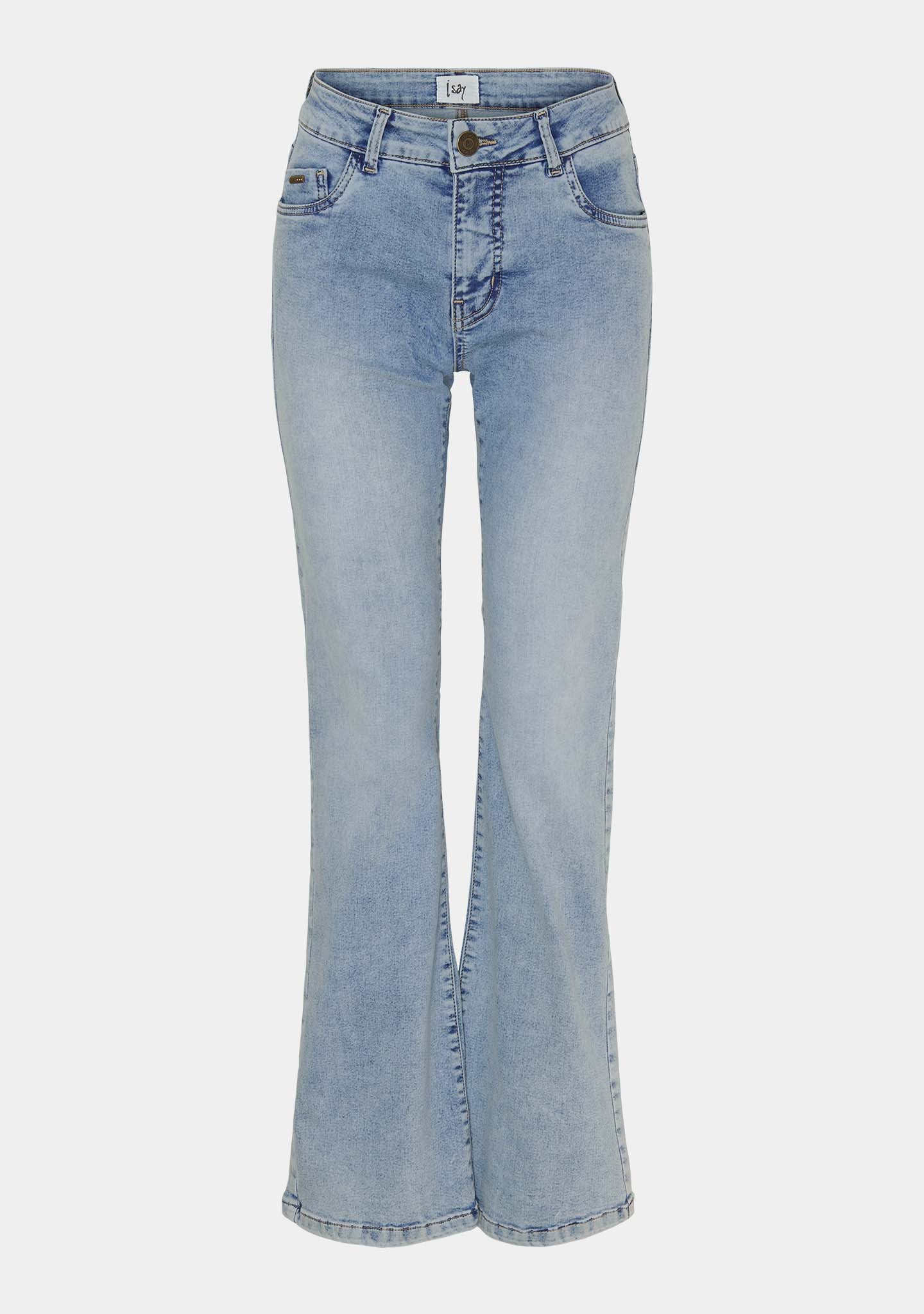 Lido Flare Jeans - Light Denim