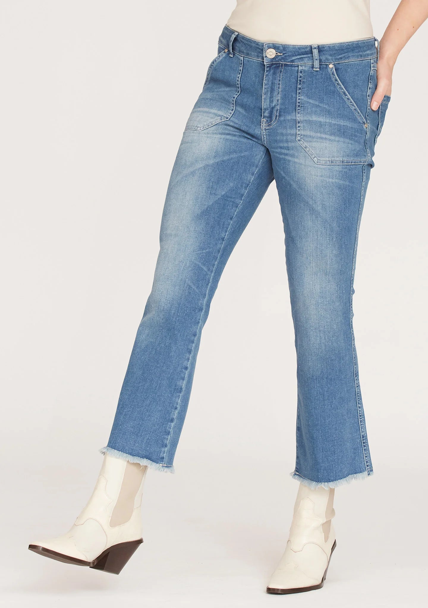 Como Flare Jeans - Como Blue Wash