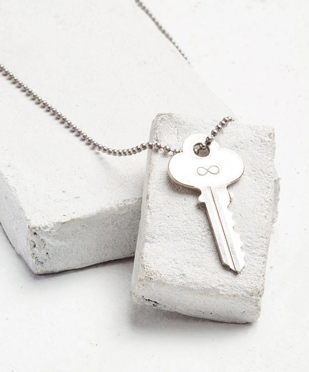 Symbol Classic Ball Chain Key Necklace