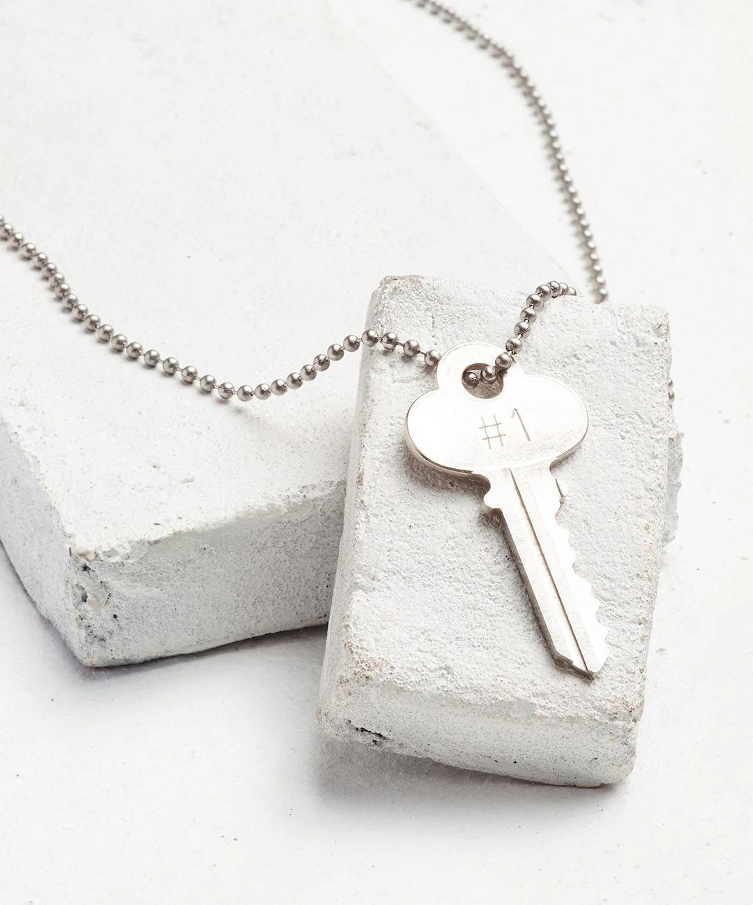 Symbol Classic Ball Chain Key Necklace