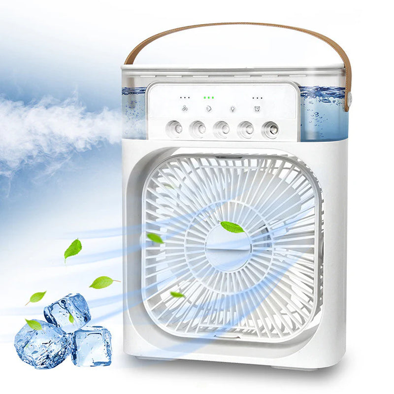 3 in 1 Air Humidifier Cooling USB Fan LED Night Light Water Mist Humidification Fan Spray Electric Fan