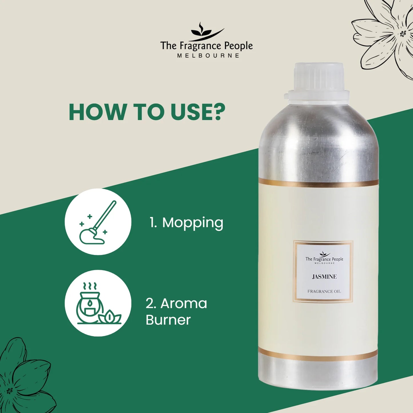 Jasmine Fragrance Oil (1 Litre)