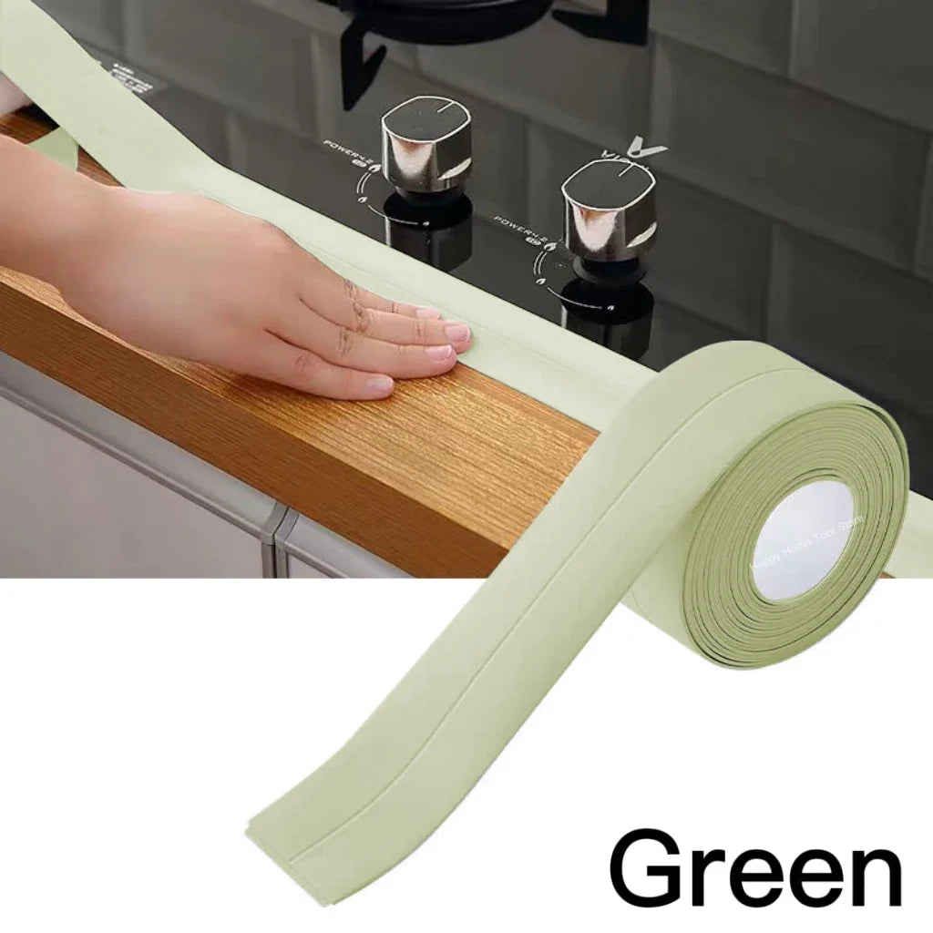 100/200/320Cm Bathroom Kitchen Self Adhesive Sealing Tape Shower Sink Bath Caulk Strip Waterproof Wall Sticker Sink Edge Tapes